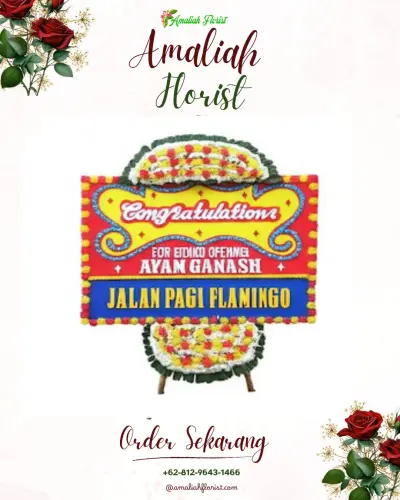 Bunga Papan Congratulation di Sifalaete Ulu